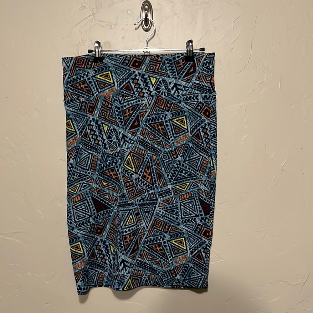 LuLaRoe Aztec CASSIE Pencil Skirt - Like-New